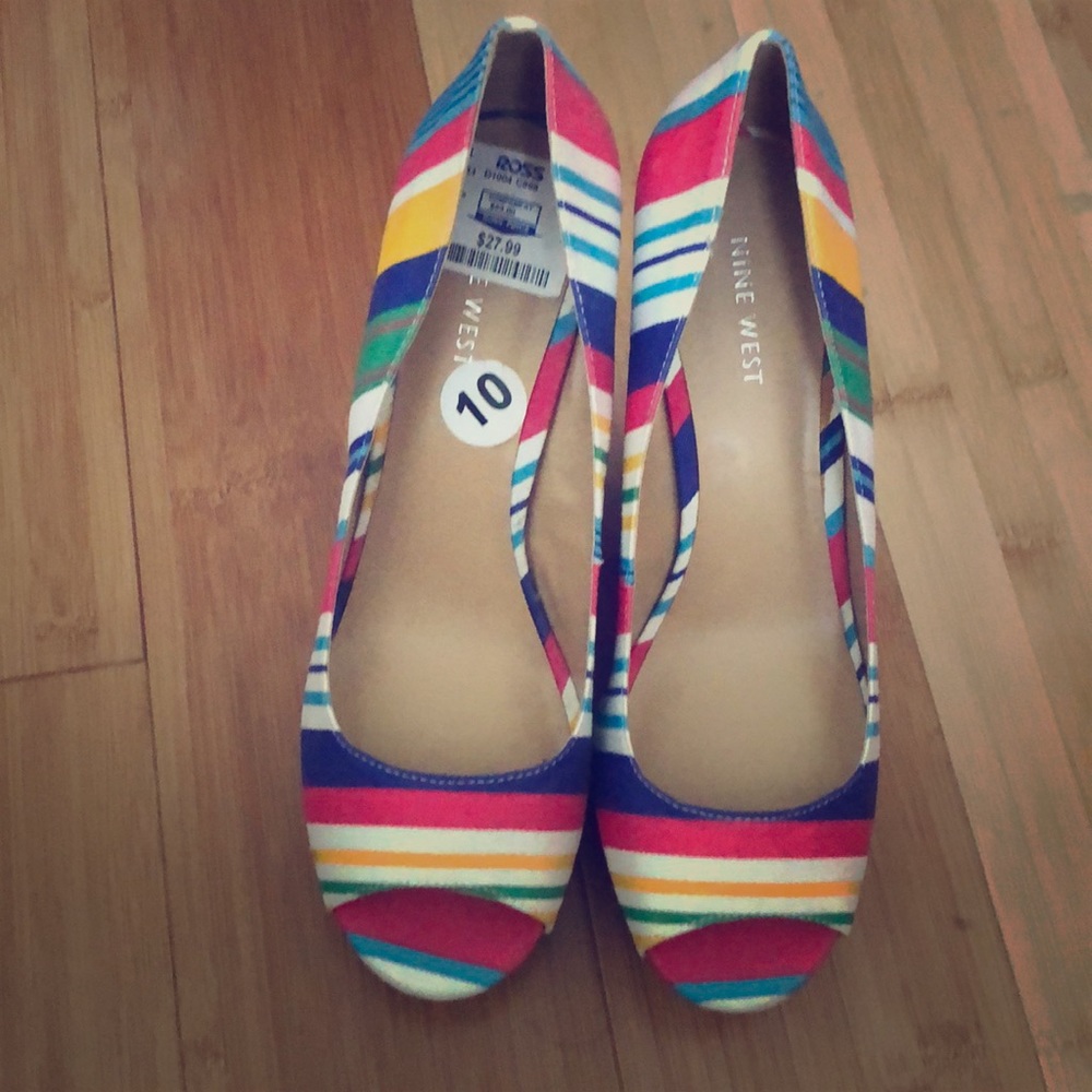 Nine West wedges size 10